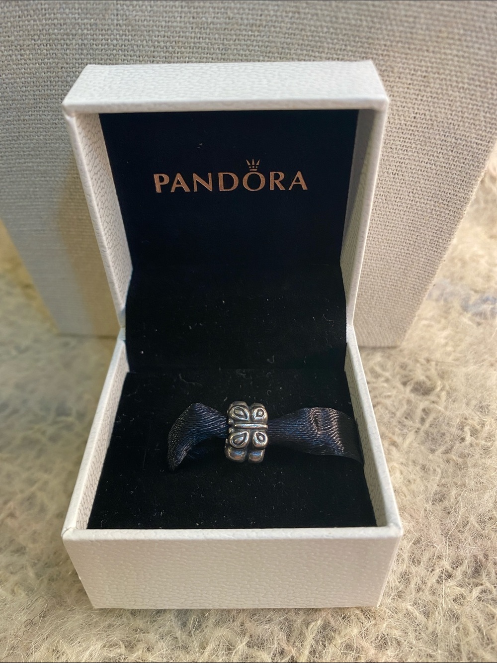 Pandora Butterfly Charm 925 ALE Sterling Silver Retired Bead NIB